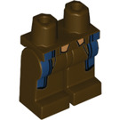 LEGO Dunkelbraun Newt Scamander Minifigure Hüften und Beine mit Dekoration (3815 / 28566)