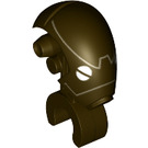 LEGO Dark Brown Pilot Droid Head with Commando Droid White Eyes (70250 / 98103)