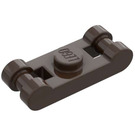 LEGO Dark Brown Plate 1 x 1 with Two Bar Handles (78257)