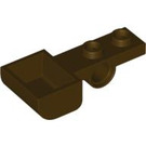 LEGO Dark Brown Plate 1 x 2 with Hole and Bucket (88289)