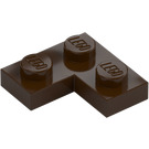 LEGO Dark Brown Plate 2 x 2 Corner (2420)