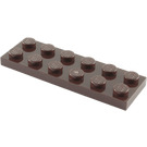 LEGO Donkerbruin Plaat 2 x 6 (3795)