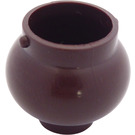 LEGO Dark Brown Pot / Cauldron with Handle Holders (79807 / 98374)