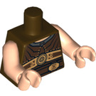 LEGO Dunkelbraun Prince Dastan Torso Assembly (76382 / 88585)