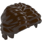 LEGO Dark Brown Short Wavy Hair with Parting (26139)