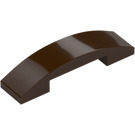 LEGO Dark Brown Slope 1 x 4 Curved Double (93273)