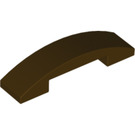 LEGO Dark Brown Slope 1 x 4 Curved Double (93273)
