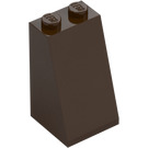 LEGO Marron Foncé Pente 2 x 2 x 3 (75°) (Tenons solides) (98560)