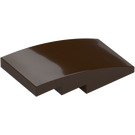 LEGO Dark Brown Slope 2 x 4 Curved (93606)