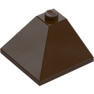 LEGO Dark Brown Slope 3 x 3 (25°) Corner (3675)