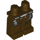 LEGO Dark Brown Space Police 3 Slizer Legs (3815)