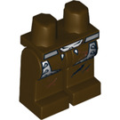 LEGO Dark Brown Space Police 3 Slizer Legs (3815 / 87040)