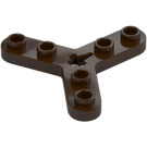 LEGO Dark Brown Technic Rotor 3 Blade with 6 Studs (32125 / 51138)