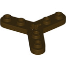 LEGO Dark Brown Technic Rotor 3 Blade with 6 Studs (32125 / 51138)