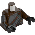 LEGO Dark Brown The Mandalorian Minifig Torso (973 / 76382)