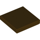 LEGO Dark Brown Tile 2 x 2 with Groove (3068)