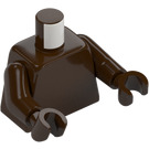 LEGO Dunkelbraun Torso mit Arme und Hände (73403 / 76382)