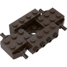 LEGO Tmavě hnědá Vozidlo Podvozek 4 x 8 (30837)