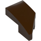 LEGO Dark Brown Wedge 1 x 2 Left (29120)