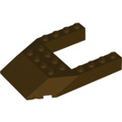 LEGO Dunkelbraun Keil 6 x 8 mit Ausgeschnitten (32084)