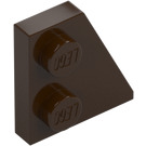 LEGO Dark Brown Wedge Plate 2 x 2 Wing Right (24307)