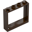 LEGO Dark Brown Window Frame 1 x 4 x 3 (60594)