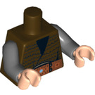 LEGO Donkerbruin Zolm Torso (76382 / 88585)