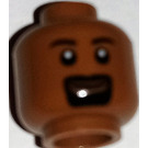 LEGO Chair sombre Ambulance Driver avec EMS Star of Life Emblem Diriger (Goujon de sécurité) (3626)