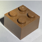 LEGO Dark Flesh Brick 2 x 2 (3003 / 6223)