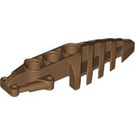 LEGO Dark Flesh Foot with Pin Holes 2 x 7 x 1.5 (50858)