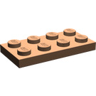LEGO Dark Flesh Plate 2 x 4 (3020)