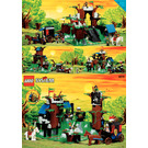 LEGO Dark Forest Fortress Set 6079 Instructions