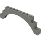 LEGO Dark Gray Arch 1 x 12 x 3 without Raised Arch (6108 / 14707)