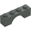 LEGO Tmavě šedá Klenba 1 x 4 (3659)