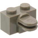 LEGO Dark Gray Arm Brick 1 x 2 with 2 Arm Stubs (30014)