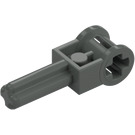 LEGO Donkergrijs As 1.5 met Haakse As Connector (6553)