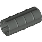 LEGO Dark Gray Axle Connector (Ridged with 'x' Hole) (6538)