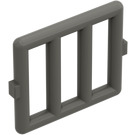 LEGO Dark Gray Bar 1 x 4 x 3 with 2 Window Hinges (6016)