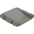 LEGO Grigio scuro Base Platform 16 x 16 x 2.3 Rampa (2642)