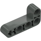 LEGO Dark Gray Beam 2 x 4 Bent 90 Degrees, 2 and 4 holes (32140 / 42137)