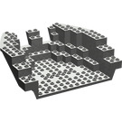 LEGO Dark Gray Boat Stern 16 x 14 x 5 & 1/3 Hull Inside (2559)
