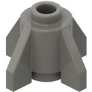 LEGO Donkergrijs Steen 1 x 1 Rond met Fins (4588 / 52394)