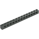 LEGO Donkergrijs Steen 1 x 14 met Gaten (32018)