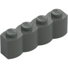 LEGO Dark Gray Brick 1 x 4 Log (30137)