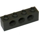 LEGO Dark Gray Brick 1 x 4 with Holes (3701)