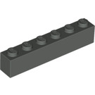 LEGO Donkergrijs Steen 1 x 6 (3009 / 30611)