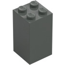 LEGO Mørk grå Kloss 2 x 2 x 3 (30145)