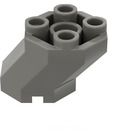LEGO Dark Gray Brick 2 x 3 x 1.6 Octagonal Offset (6032)
