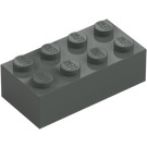 LEGO Tmavě šedá Kostka 2 x 4 (3001 / 72841)