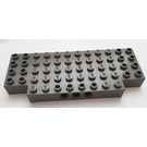 LEGO Mörkgrå Kloss 5 x 12 med Technic Hål (45403)